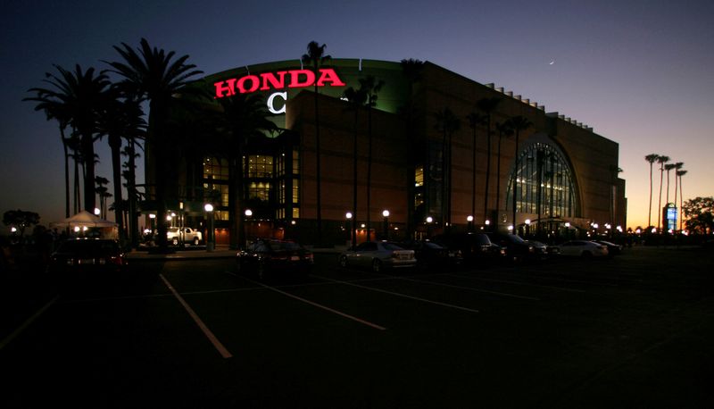 &copy; Reuters. Honda Center arena em Anaheim, na Califórnian 28/1/2009    REUTERS/Mike Blake