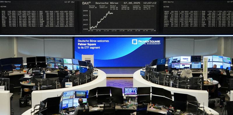 European shares hit near five-month high on upbeat earnings season