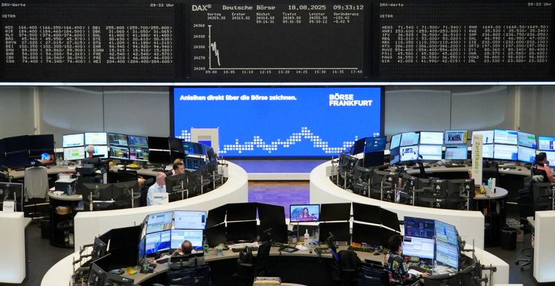 &copy; Reuters. Bolsa de Frankfurtn18/08/2025.   REUTERS/staff