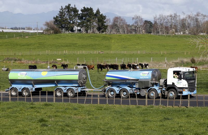 NZ's Fonterra raises annual milk price forecast on stable dairy prices