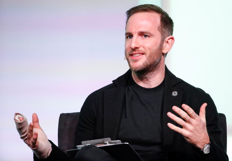 &copy; Reuters. Joe Gebbia, cofundador do Airbnb, em Chicago, Illinoisn1/11/2017 REUTERS/Kamil Krzaczynski/Arquivo