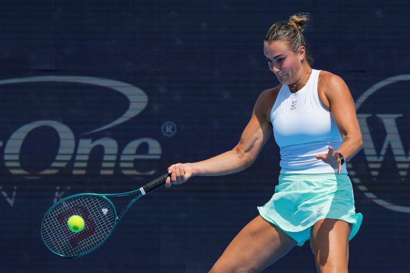 &copy; Reuters. Aryna Sabalenka no Masters de Cincinnatin15/08/2025nAaron Doster-Imagn Images