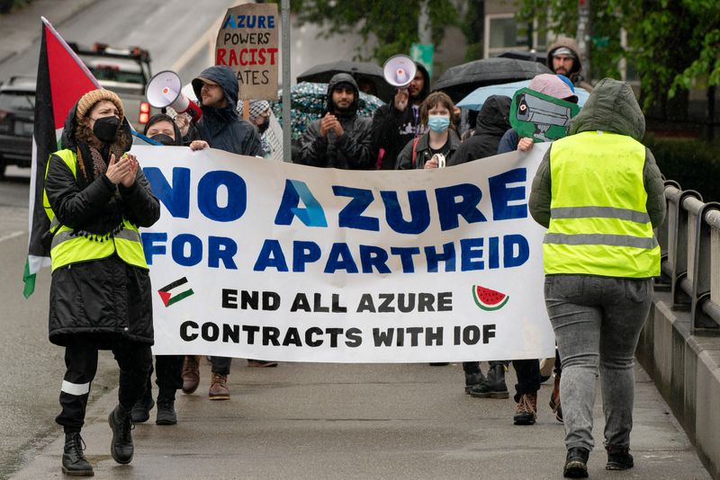 Two Microsoft workers fired after occupying president’s office to protest ties to Israel