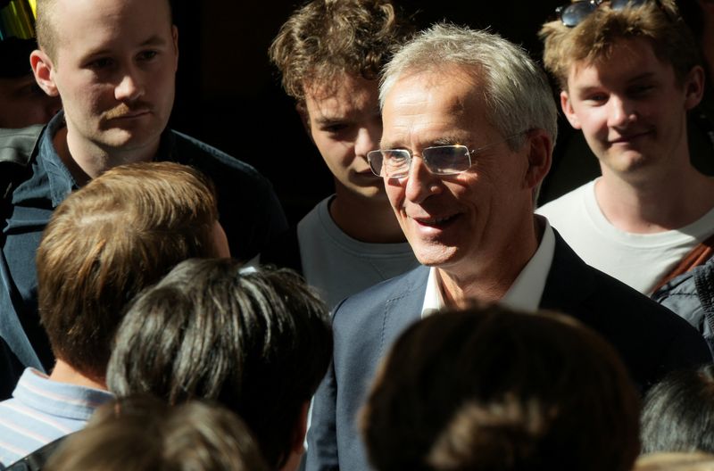 Norway’s ex-NATO chief Stoltenberg campaigns for Labour Party’s re-election