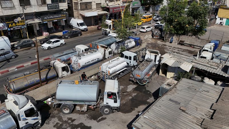 In the Israeli-occupied West Bank, Palestinian taps run dry