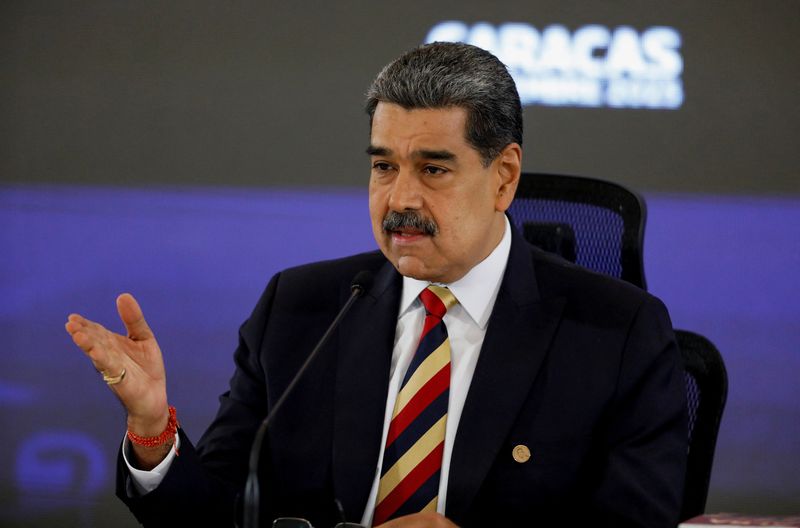 Venezuela's Maduro says his country is peaceful but will not bow to threats