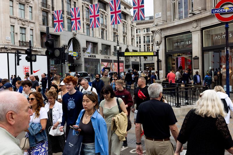 Women's soccer and hot weather boost British retail sales in July