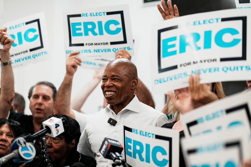 New York Mayor Adams vows to stay in race, seek re-election