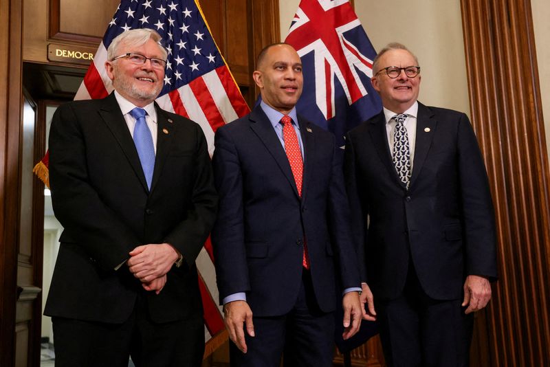 Australia PM Albanese backs ambassador Rudd after Trump comments