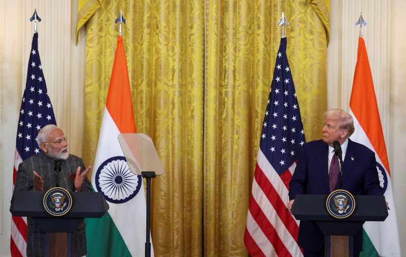 LYNXMPEL9L01D_L India is close to reaching an agreement to reduce US tariffs on Indian imports to 15%-16%.