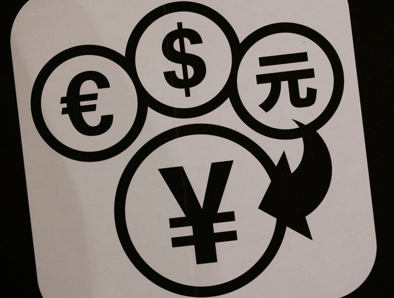 Sterling slips as UK inflation holds steady, dollar falls versus yen