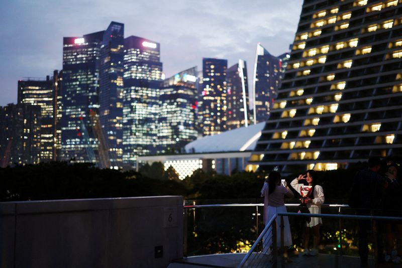 LYNXMPEL9L035_L DBS expects Singapore's GDP to double by 2040, and the Singapore dollar to parity with the US dollar.