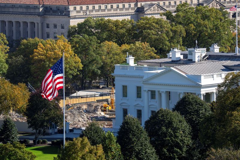 Tourists gawk and recoil at Trump's destruction of the White House East Wing