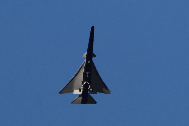 Quiet supersonic X-59 jet soars over California desert in first test flight