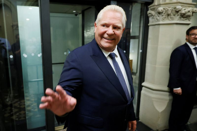 Ontario's Doug Ford leads Canadian patriotism push ahead of decisive World Series game