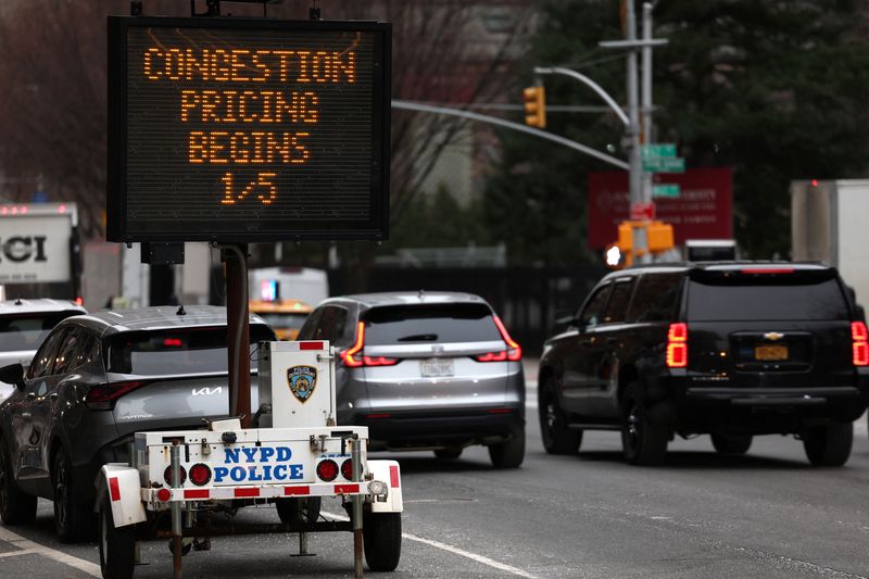 Trump renews push to end New York City vehicle congestion fee