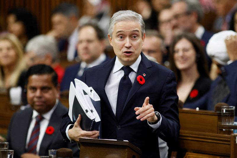 Instant View: Canada sees much higher deficits, slashes growth forecasts