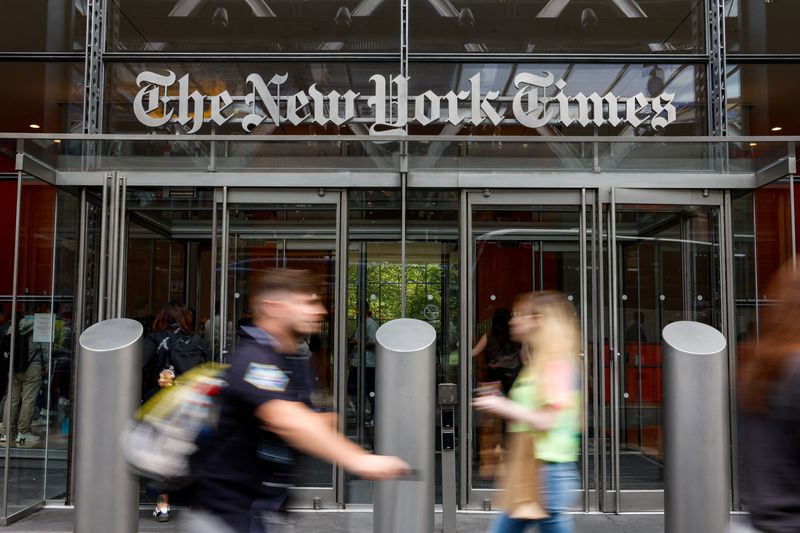 New York Times tops estimates for subscriber adds on strong demand, bundling efforts