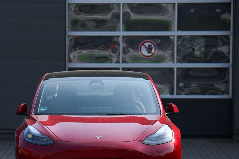 Tesla’s German car sales more than halve in October as wider EV sales jump