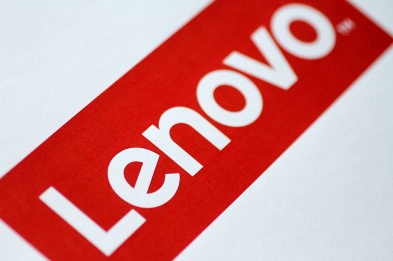 © Reuters. FILE PHOTO: The Lenovo logo is seen in this illustration photo January 22, 2018. REUTERS/Thomas White