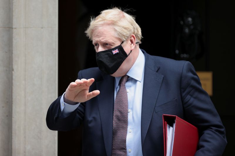 &copy; Reuters. Premiê britânico, Boris Johnson
26/05/2021
REUTERS/Hannah McKay
