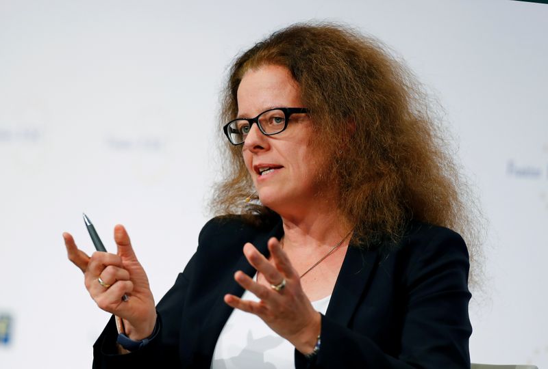 &copy; Reuters. FILE PHOTO: Isabel Schnabel, member of the German advisory board of economic experts attends the 29th Frankfurt European Banking Congress (EBC) at the Old Opera house in Frankfurt, Germany November 22, 2019. REUTERS/Ralph Orlowski/File Photo