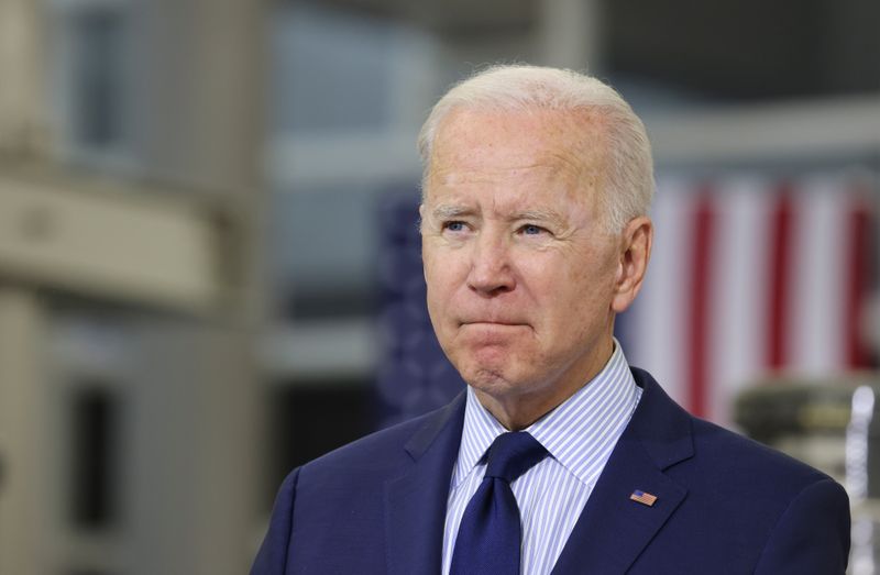 &copy; Reuters. Presidente dos Estados Unidos, Joe Biden, em Cleveland, Ohio, EUA
27/05/2021 REUTERS/Evelyn Hockstein