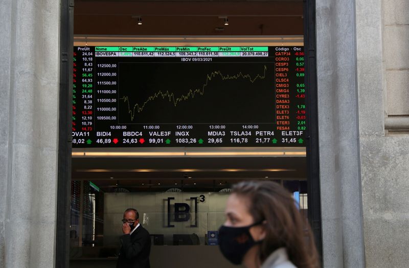© Reuters. Bolsa de valores de São Paulo 
09/03/2021
REUTERS/Amanda Perobelli