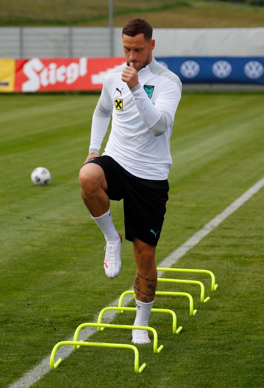 &copy; Reuters. ماركو أرناوتوفيتش لاعب منتخب النمسا لكرة القدم - صورة من أرشيف رويترز. 