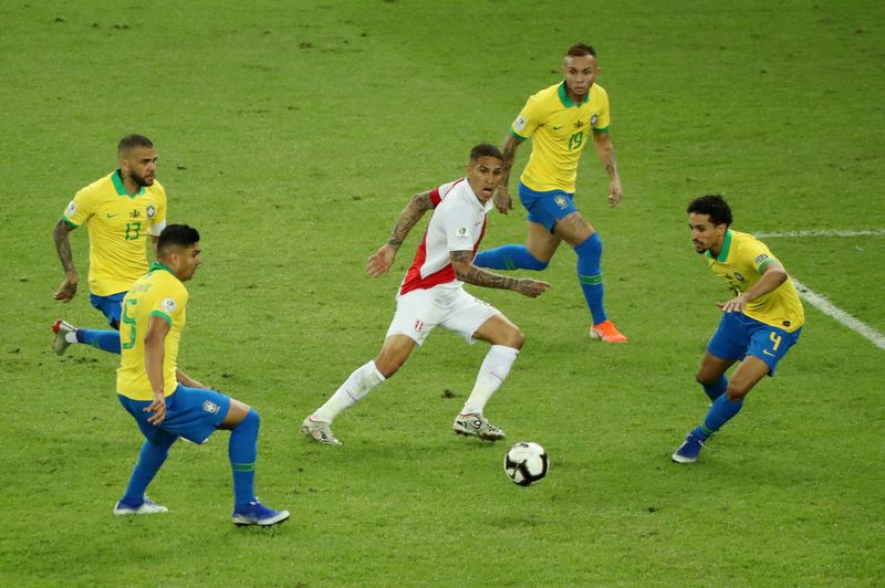 &copy; Reuters. Brasil e Peru fizeram a final da Copa América de 2019, no Maracanã
07/07/0219
REUTERS/Sergio Moraes