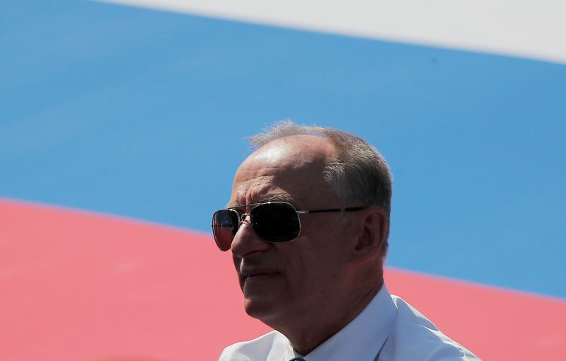 &copy; Reuters. Russia's Security Council Secretary Nikolai Patrushev attends the Victory Day Parade in Red Square in Moscow, Russia June 24, 2020. The military parade, marking the 75th anniversary of the victory over Nazi Germany in World War Two, was scheduled for May 