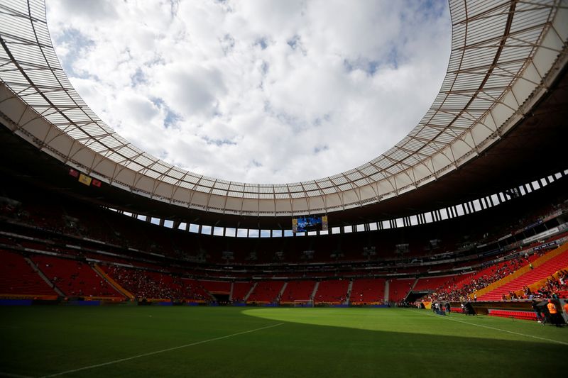 &copy; Reuters. Vista do estádio Mané Garrincha, em Brasília (DF) 
16/02/2020
REUTERS/Adriano Machado