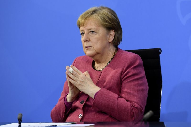 &copy; Reuters. Chanceler alemã Angela Merkel
27/05/2021 REUTERS/Annegret Hilse