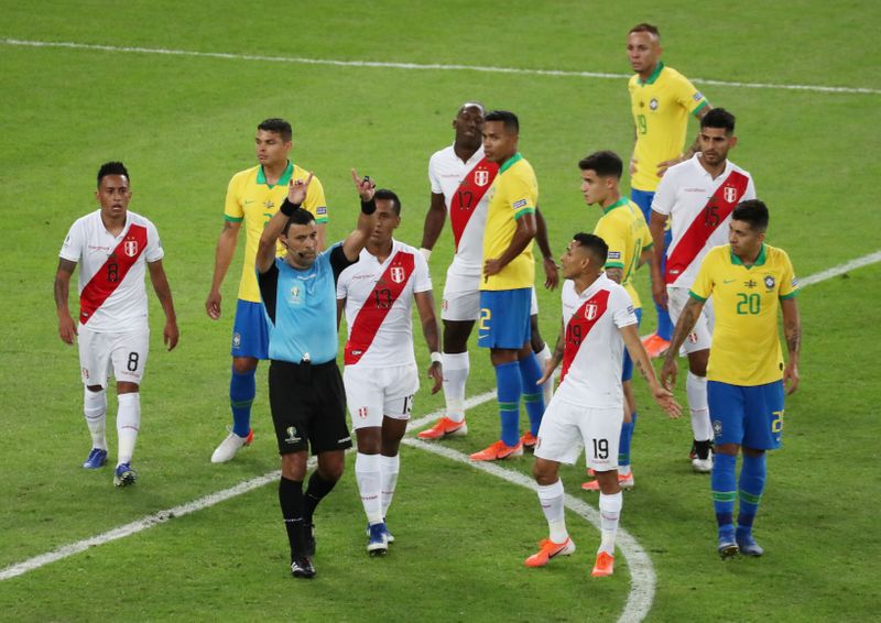 &copy; Reuters. Brasil e Peru disputaram a final da Copa América de 2019 no Maracanã
07/07/2019
REUTERS/Sergio Moraes