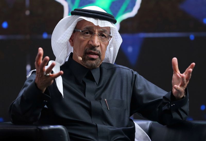 &copy; Reuters. وزير الاستثمار السعودي خالد الفالح يتحدث أثناء مؤتمر استثماري في العاصمة الرياض يوم 27 يناير كانون الثاني 2021. تصوير: أحمد يسري - رويترز.