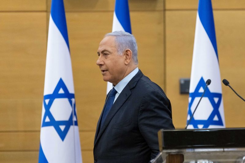 &copy; Reuters. رئيس الوزراء الإسرائيلي بنيامين نتنياهو في الكنيست بالقدس يوم 30 مايو أيار 2021. صورة لرويترز من ممثل لوكالات الأنباء.