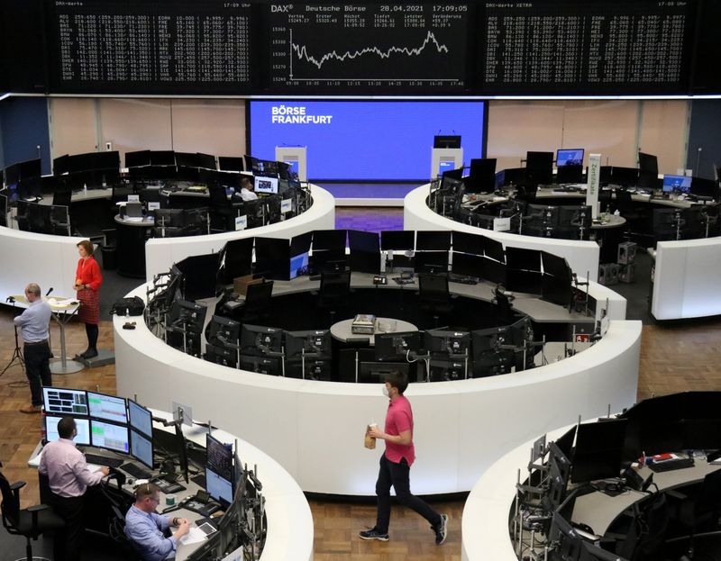 &copy; Reuters. Bolsa de Frankfurt.    REUTERS/Staff