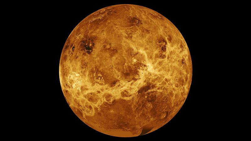 &copy; Reuters. FILE PHOTO: Data from NASA's Magellan spacecraft and Pioneer Venus Orbiter is used in an undated composite image of the planet Venus.  NASA/JPL-Caltech/Handout via REUTERS. 