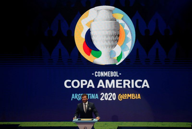&copy; Reuters. أليخاندرو دومينيجز رئيس اتحاد أمريكا الجنوبية لكرة القدم (الكونميبول). صورة من أرشيف رويترز.