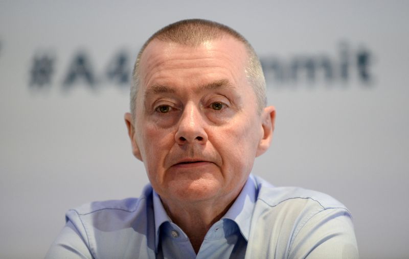 &copy; Reuters. FILE PHOTO: Willie Walsh, head of the International Air Transport Association (IATA), attends a meeting in Brussels, Belgium, March 3, 2020. REUTERS/Johanna Geron/File Photo