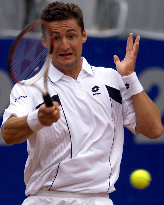 &copy; Reuters. لاعب التنس الإيطالي أندريا جاودينسي ورئيس اتحاد اللاعبين المحترفين. صورة من أرشيف رويترز.