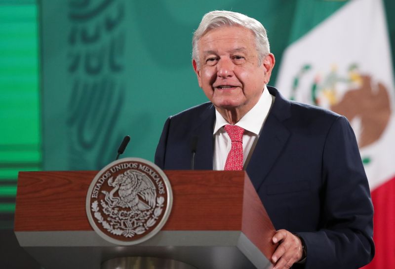 &copy; Reuters. Presidente do México, Andrés Manuel López Obrador, durante entrevista coletiva na Cidade do México
07/06/2021 REUTERS/Henry Romero