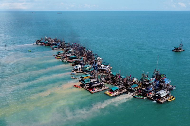 Indonesian tin miners target the ocean as reserves dwindle on land