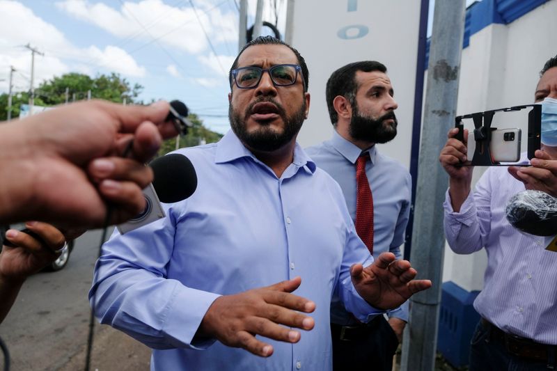 &copy; Reuters. Felix Maradiaga em Manágua
 8/6/2021   REUTERS/Carlos Herrera