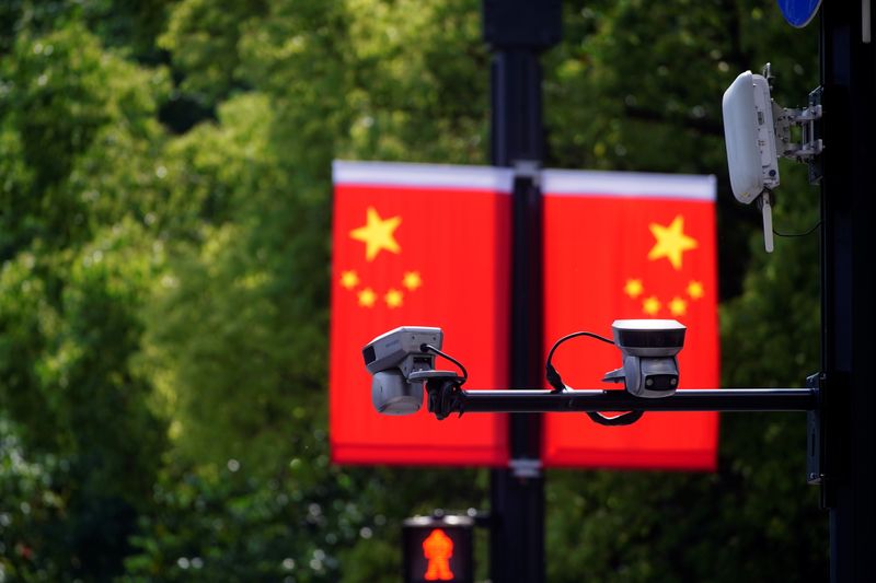 &copy; Reuters. 　６月９日、中国全国人民代表大会は、技術分野などで中国に対抗するための法案を米議会上院が可決したことに対し憤りと反対を表明した。上海で先月撮影（２０２１年　ロイター／Aly So