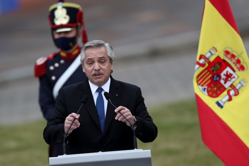 &copy; Reuters. Presidente argentino Alberto Fernández em Buenos Aires
 9/6/2021   REUTERS/Agustin Marcarian