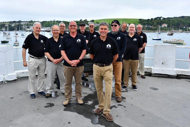 &copy; Reuters. Sea Shanty singing group Bryher's Boys pose for a picture at Prince Wales Pier as Cornwall prepares for the G7 Summit, in Falmouth, Britain, June 9, 2021. Picture taken June 9, 2021.  REUTERS/Dylan Martinez