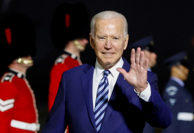 &copy; Reuters. Presidente dos EUA, Joe Biden, chega para cúpula do G7 no Reino Unido
09/06/2021 REUTERS/Phil Noble/Pool