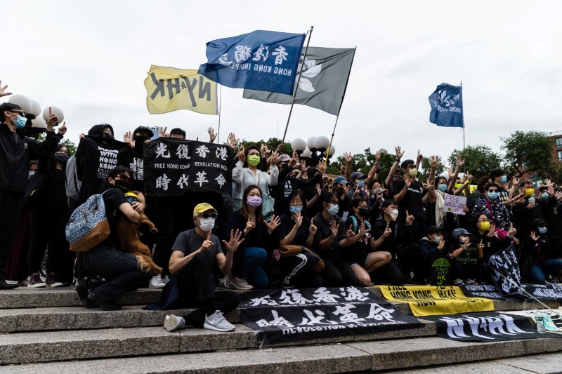 Hong Kong: Au moins trois arrestations à l'occasion de l'anniversaire des manifestations de 2019