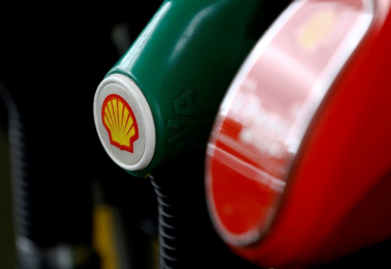&copy; Reuters. FILE PHOTO: A Shell logo is seen on a fuel pump at a gas station In Warsaw, Poland June 1, 2017. REUTERS/Kacper Pempel/File Photo